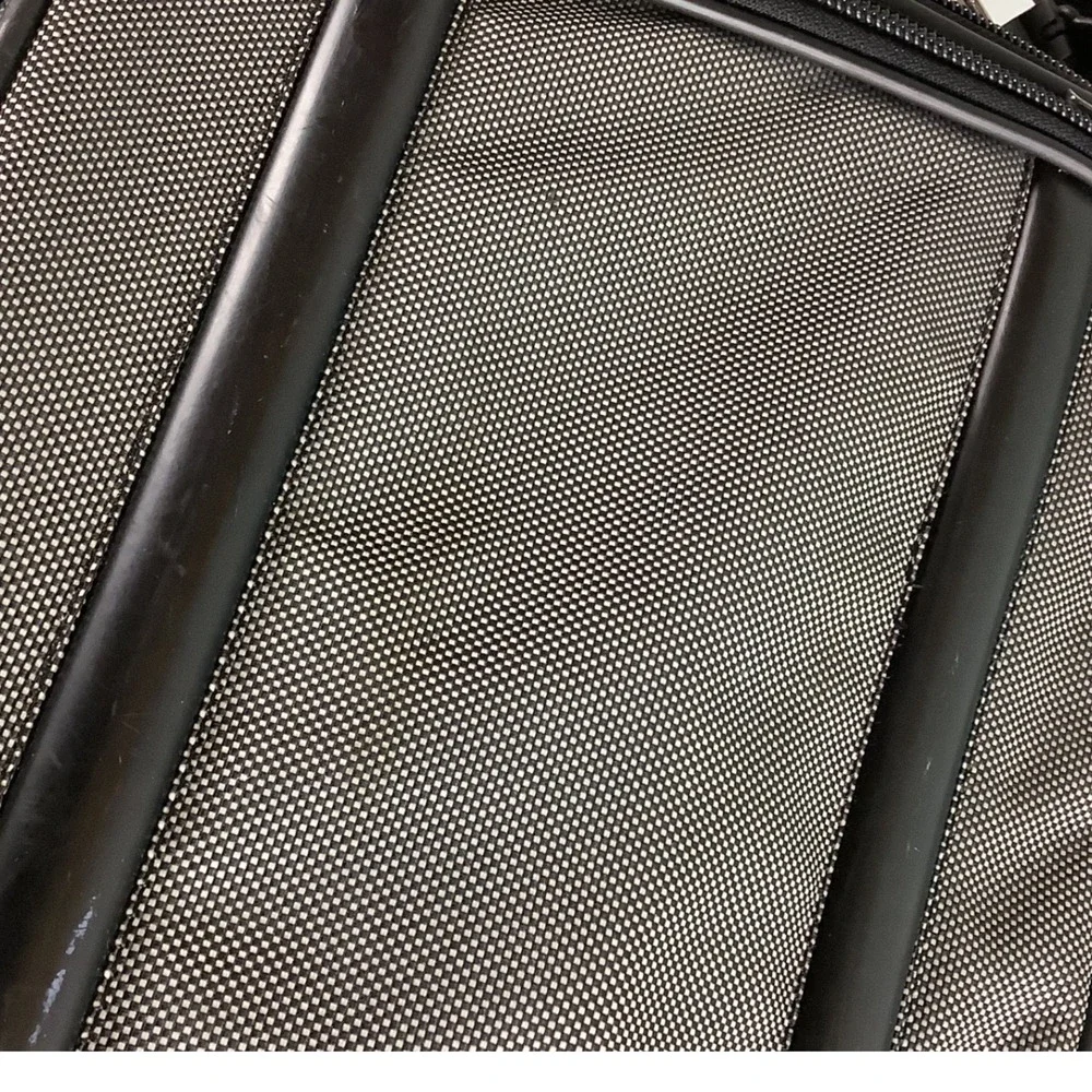 Samsonite Black Grey Ballistic Nylon Laptop Briefcase Travel Messenger Bag